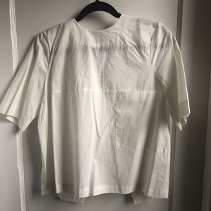 White fly away back top